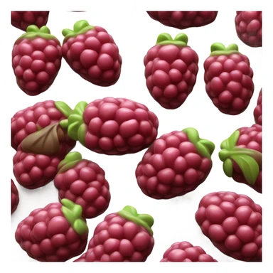 raspberry in covered chocolate sticker
