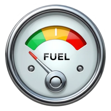Fuel gage full sticker