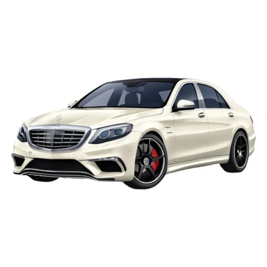 mercedes s63 amg 2012 with white paint  sticker