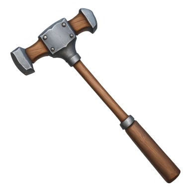 Medeival smithing hammer sticker