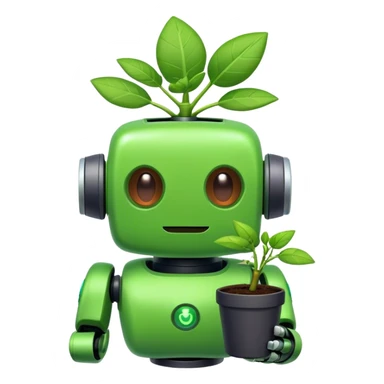 Sprout of the game brawl stars sprout is a robot Who helps rosa and he like plants he is a brawler of the mobile game brawl stars sticker