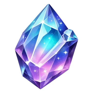 Crystal Mineral Galaxy Sparkle sticker