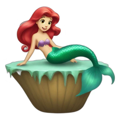 The little mermaid disney sticker