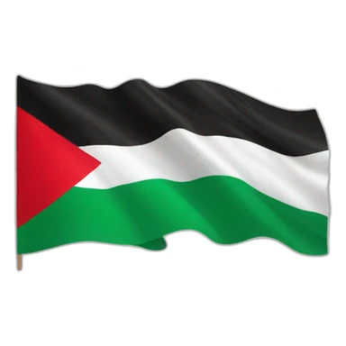 Free Palestine flag sticker