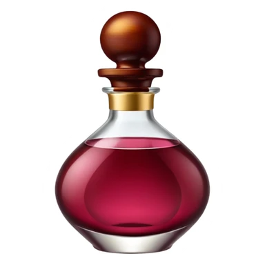 burgundy luxury perfume sticker