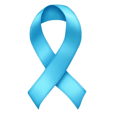 baby blue ribbon sticker