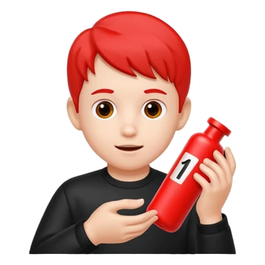 kid playing formula 1 toy sticker