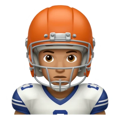 american football player sticker