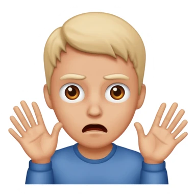 Scared but sarcastic  sticker