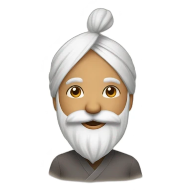 Cute Sardar saying good morning  sticker