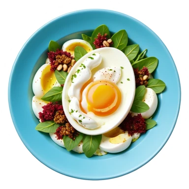Egg, Labneh and Sumac Salad Bowls
 sticker