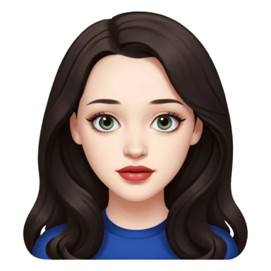 Kat Dennings real image sticker