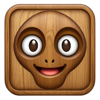 Walnut emoji. Just a walnut. sticker
