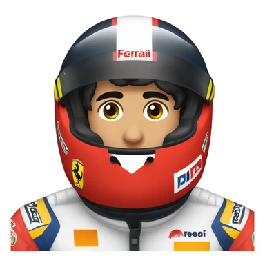 Carlos sainz in a Ferrari racing suit  sticker