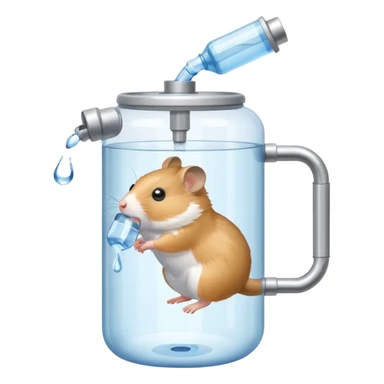 hamster waterer sticker