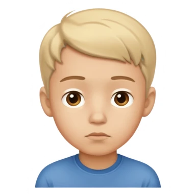 thinking boy emoji sticker