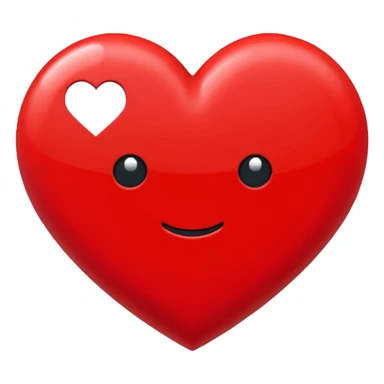 Pixelated heart sticker