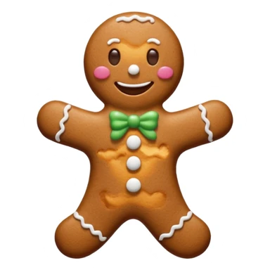 Gingerbread stylised sticker
