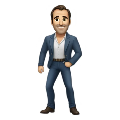 jean dujardin sticker