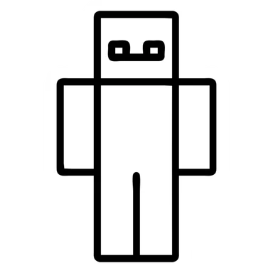 Minecraft character sticker