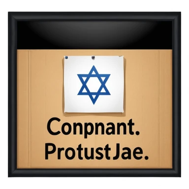 No to Israel sticker