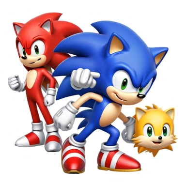Sonic the Hedgehog and the other characters are interesting to me  sticker
