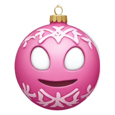 Pink ornament  sticker