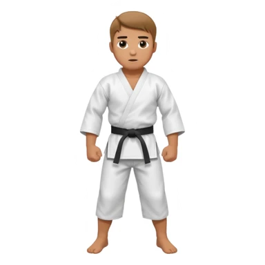 Karate man  sticker