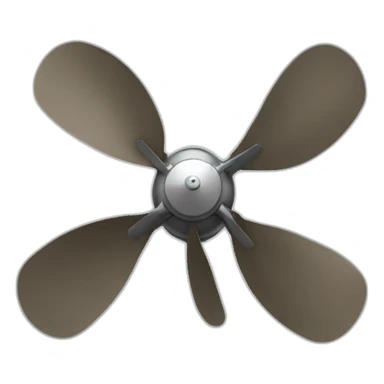 Propeller fan sticker