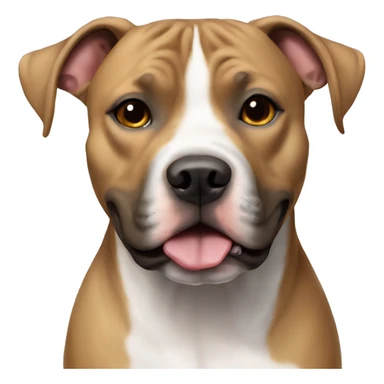 Fawn American Staffordshire Terrier sticker