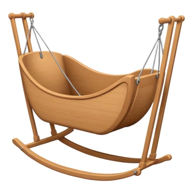 modern cradle sticker