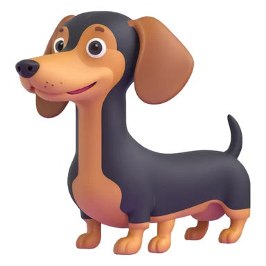 dachshund dog sticker