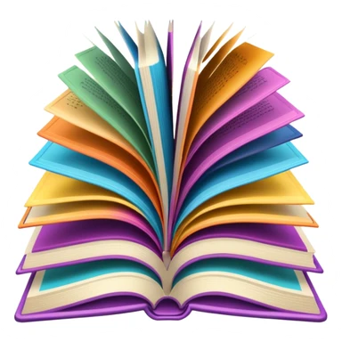 a book with brightly colored wallpaper samples sticker