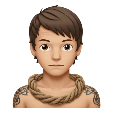 Louis tomlinson knotted rope tattoo sticker