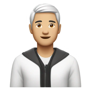 Asian man with a zyn sticker