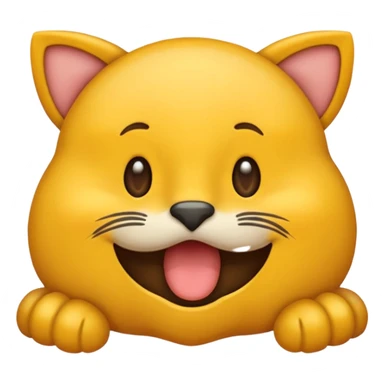 Emoji Sigma con mewing,una mandíbula muy marcada y con una ceja levantada y la otra abajo sticker