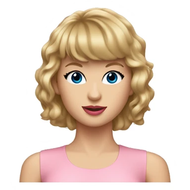 Taylor swift in pink bodysuit sticker