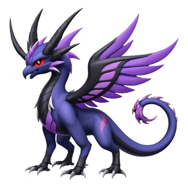 Yveltal-Nargacuga-Lunala-Vikavolt-fusion sticker