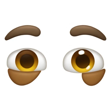 Emoji telling a secret with mysterious face sticker