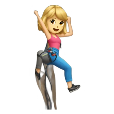 taylor swift rock climbing sticker