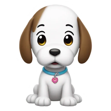 Snoopy wearing bikini sticker