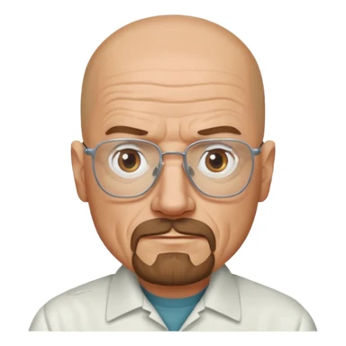 Create a Walter white emoji sticker