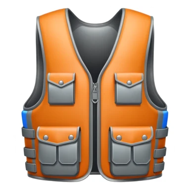 bullet proof vest icon in a rounded edge white border sticker