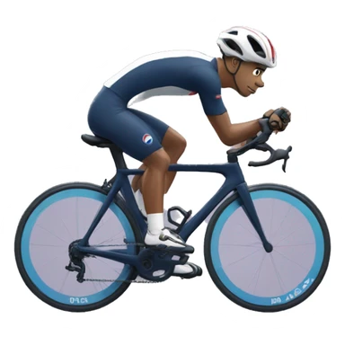mbappé qui fais du vélo sticker