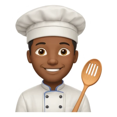 black man chef sticker