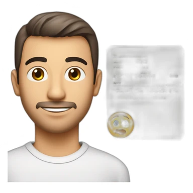  une image d une carte d'identité transparente avec des informations numériques, nom et prénom "Mohamed Amine ait sellam" adresse "Mohammedia " GSM "06000899" sticker