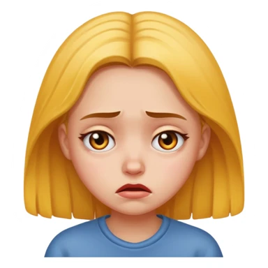 a girl is sad and mad sticker