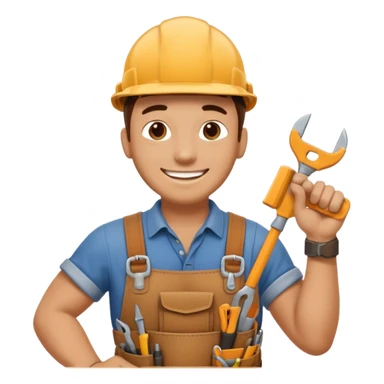 a handyman without tools sticker