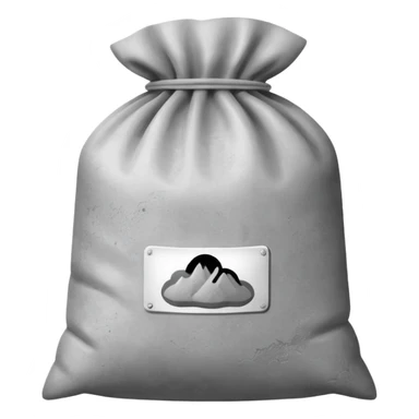 cement powder bag sticker