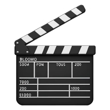 create a film clapper board, do not include any text sticker